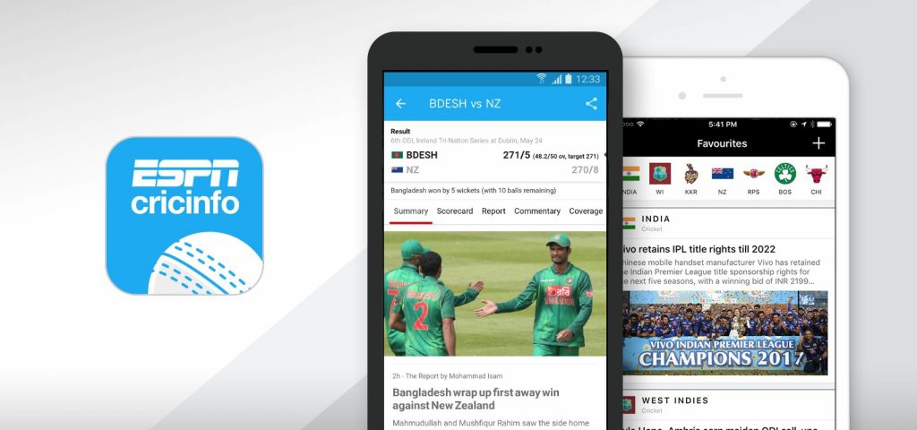 ESPNcricinfo Top 5 IPL Cricket Apps in 2023