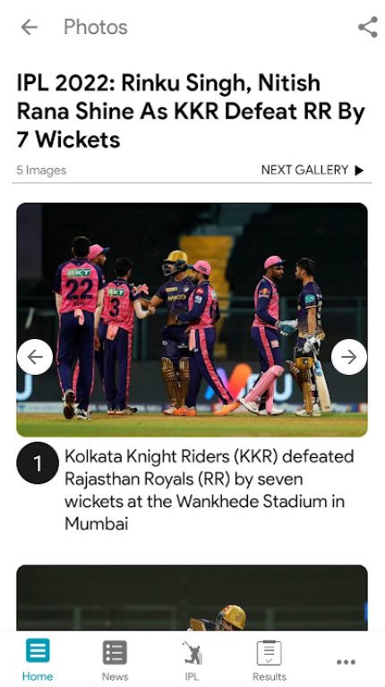 NDTV Cricket 1 Top 5 IPL Cricket Apps in 2023