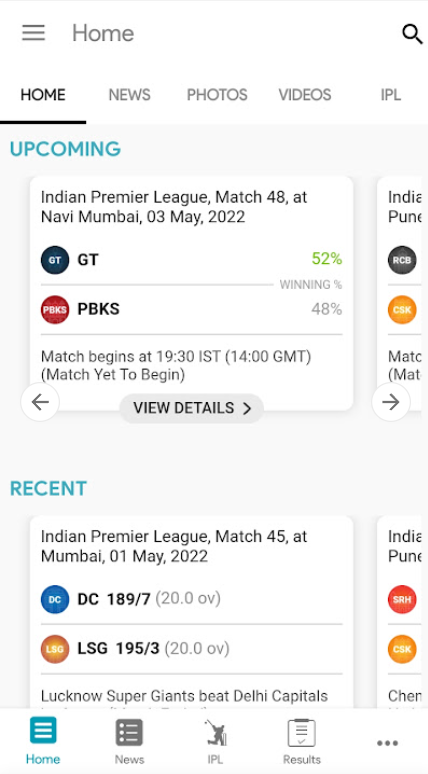 NDTV Cricket Top 5 IPL Cricket Apps in 2023